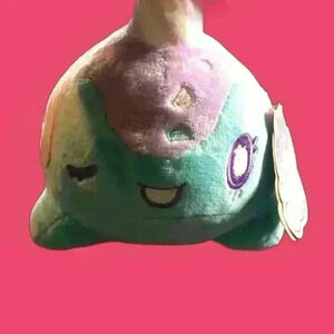 Aurora Tasty Peach 7" Birthday Cake Nomwhal‎ Stuffed Animal Plush NWT